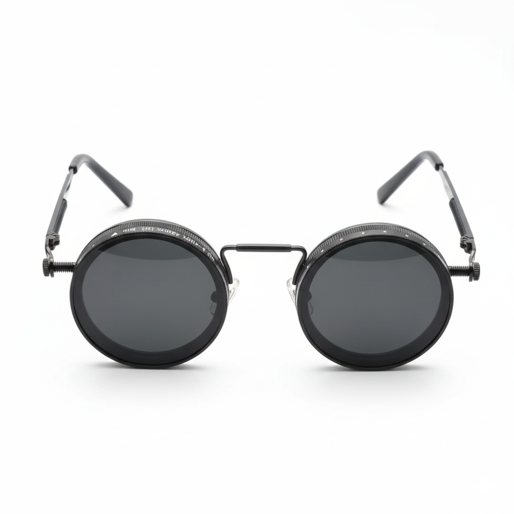 ND9 Vision – Punk Polarized Round Sunglasses