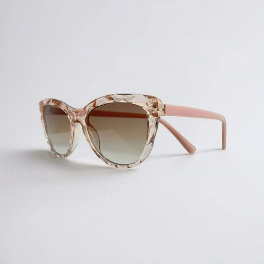 Luxe Vision – Women’s Crystal Cat-Eye Sunglasses