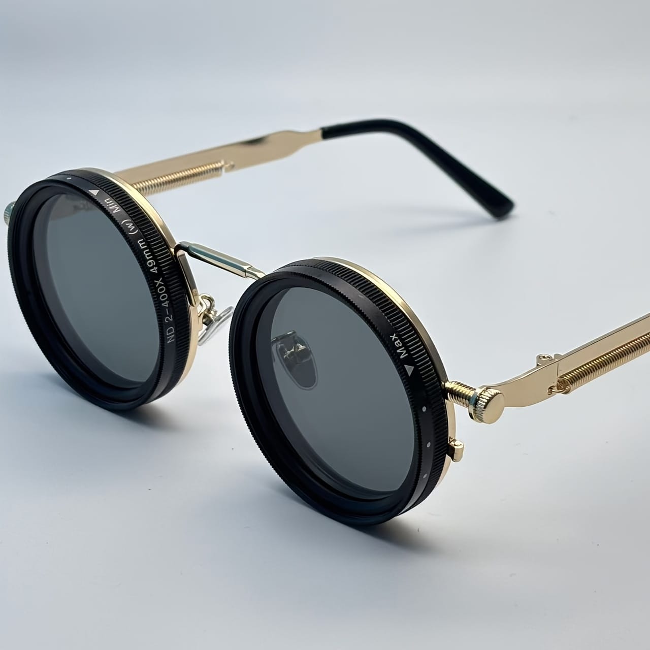 ND9 Vision – Punk Polarized Round Sunglasses