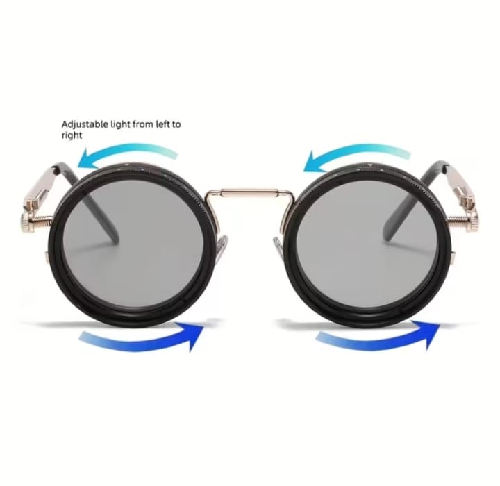 ND9 Vision – Punk Polarized Round Sunglasses