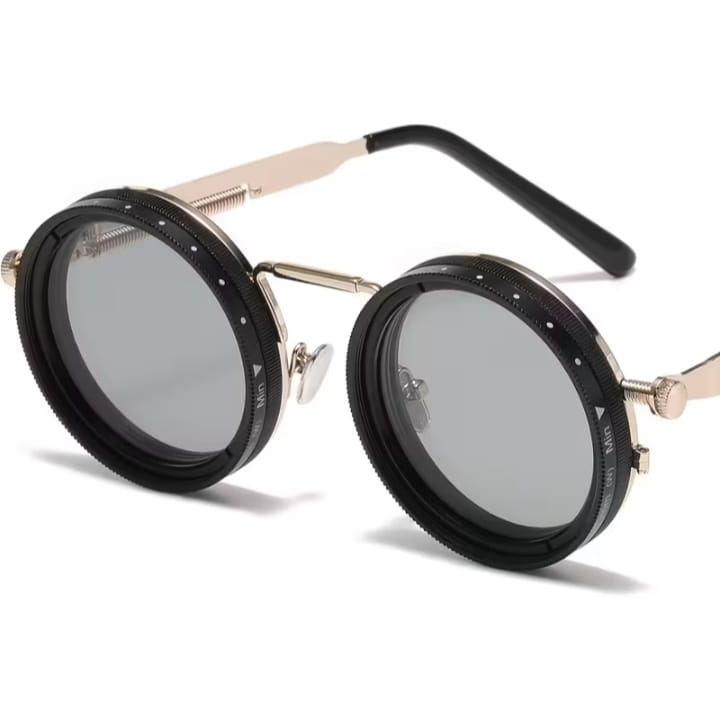 ND9 Vision – Punk Polarized Round Sunglasses