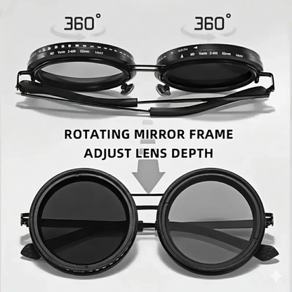 ND9 Vision – Punk Polarized Round Sunglasses