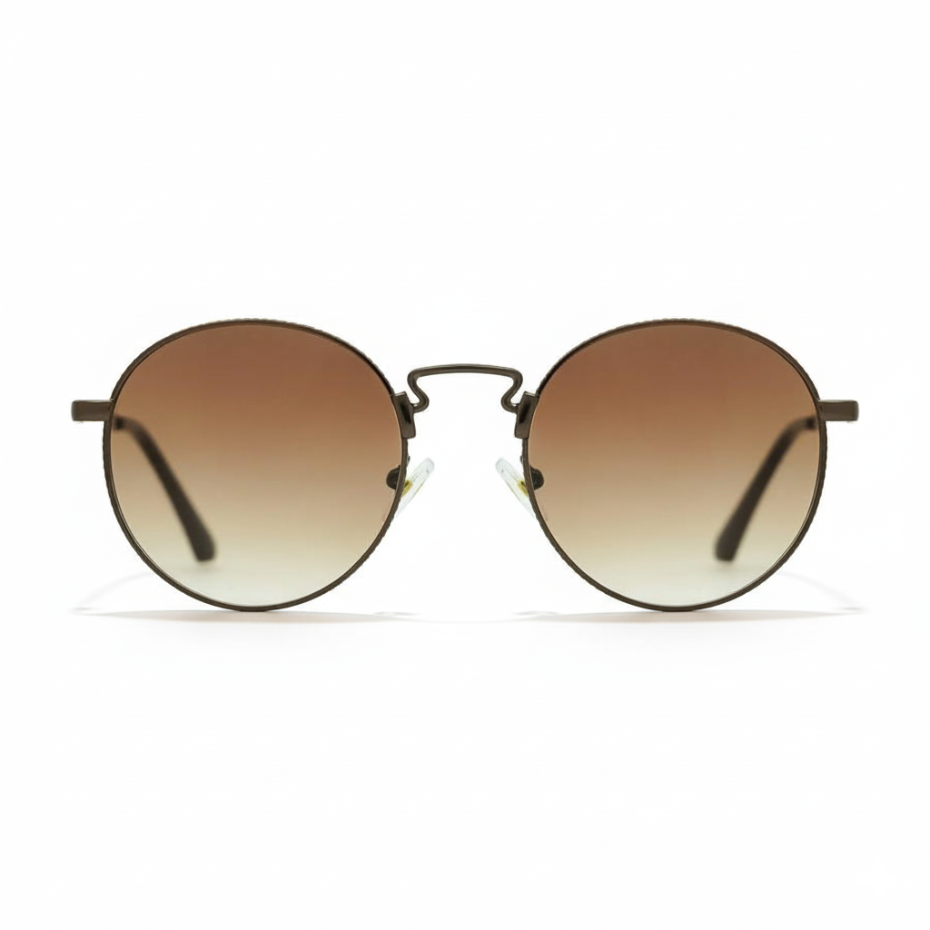 Vintage Round Gradient Sunglasses