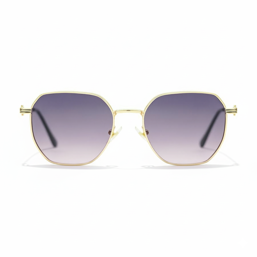 Gold Metal Body Sunglasses – Premium Unisex Shades