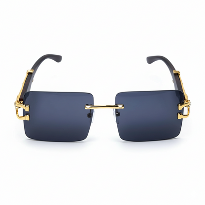 Luxury Cheetah Rimless Sunglasses